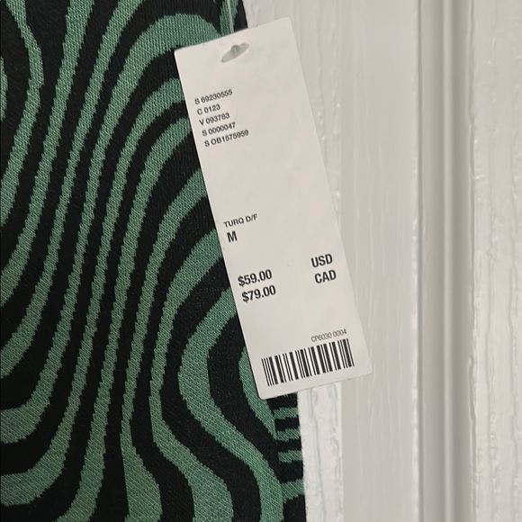 Urban Outfitters Green and Black Patterned Pants - Picture 2 of 4